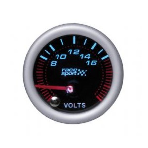 Voltmètre fond noir 7 couleurs diamètre 52mm